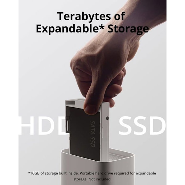 Nätverksserver - Eufy Security - T80303D1 - 16 GB lagring - Militär kryptering - Inbyggd alarm
