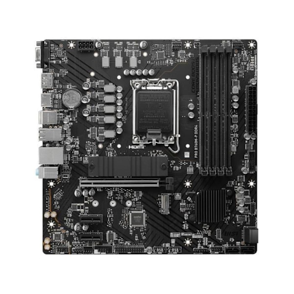 Moderkort - MSI - PRO B760M-P - Sockel LGA1700 - DDR5 - Wi-Fi 6E