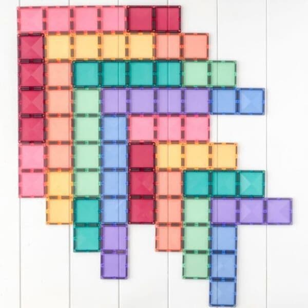 CONNETIX Byggkuber Magnetiska Pastellpack, 24 Bitar Pastell
