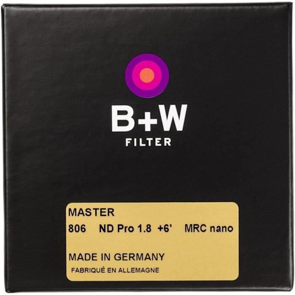 BW ND-filter 1,8 MRC Nano Master 43mm