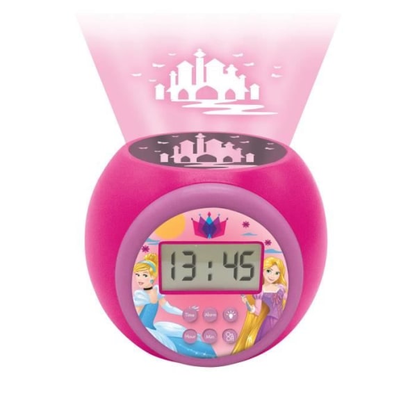 Disney Princess projektorväckarklocka med timerfunktion