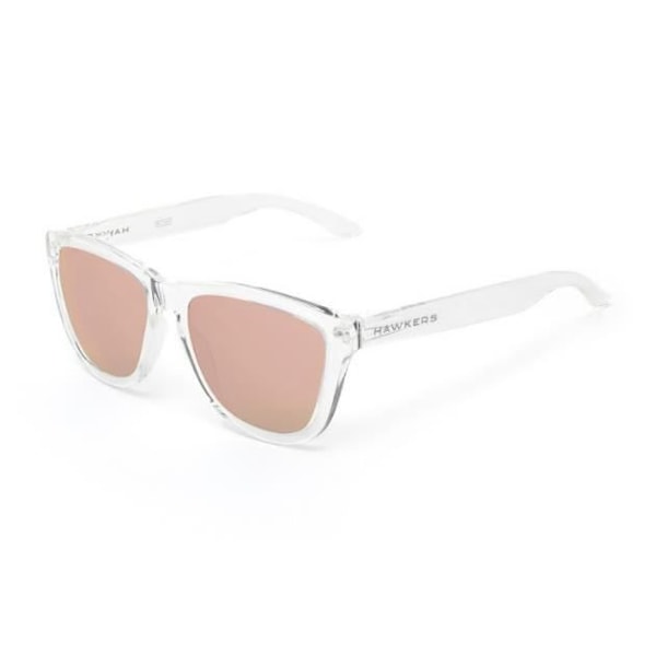 Solglasögon - HAWKERS - ONE POLARIZED - Transparent båge - Roséguld linser - Unisex Rosa