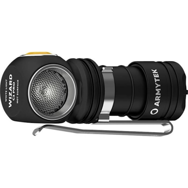 Huvudlampa - ARMYTEK - Wizard C1 Pro - LED Varm - 1000 lm - Uppladdningsbar - 8 lägen Varm LED