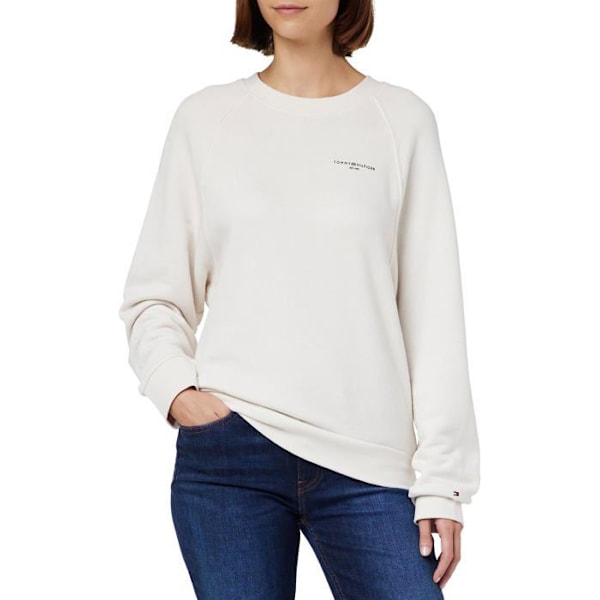 Tommy hilfiger sweatshirt - LEECOCOOL1DUAL3 Vittrad vit jag