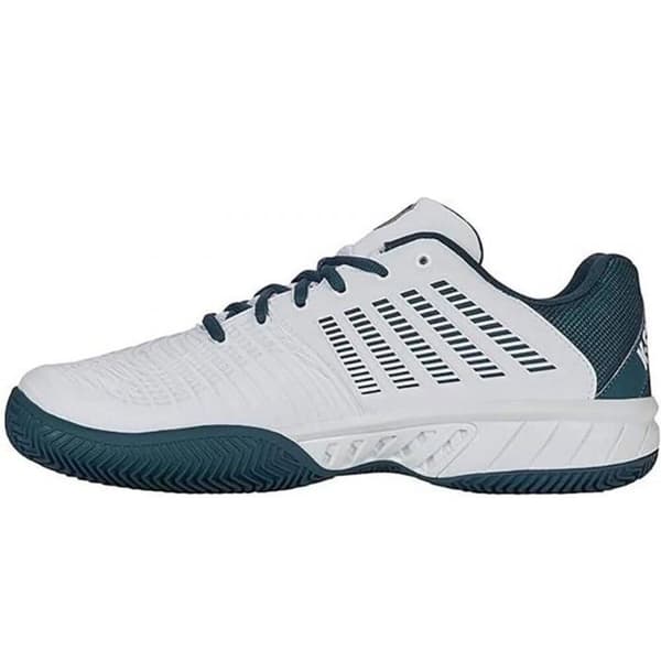 Tennisskor - K-SWISS - Express Light 3 Clay - Vit - Blå - Herr Vit - blå 42