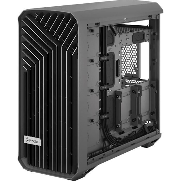 PC-fodral - FRACTAL DESIGN - Torrent Grey TG Light Tint - SSI-CEB - Optimerat luftflöde med 5 fläktar ingår - (FD-C-TOR1A-02)