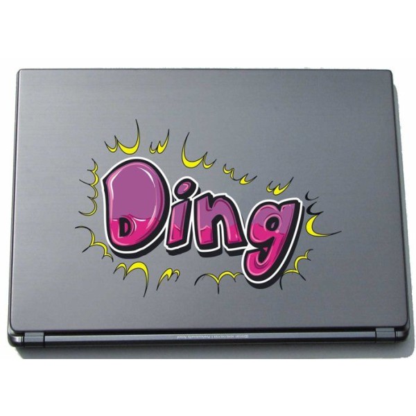 Pinkelephant - KAR-lap-comic056-150 - Comic 056 Funny Scene Thing Laptop Sticker 150mm