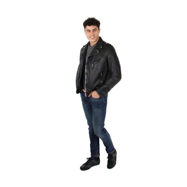 Blouson perfecto Schott i läder ref 47534 Svart Svart S