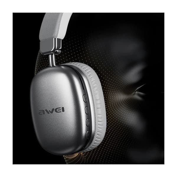 Bluetooth-hörlurar - AWEI - AT7 - Over-ear - Batteritid 25h - Bluetooth 5.0 Svart