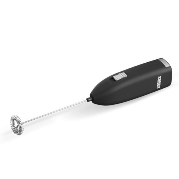 Mjölkskummare - Xavax - Svart - Rostfritt stål 304 - Batteridriven - Multifunktionell Svart silver