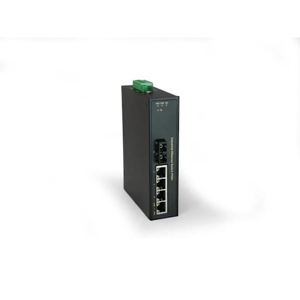 Nätverksswitch - LevelOne - IFP-0503 - 4 RJ-45-portar - Fast Ethernet - Full duplex Svart