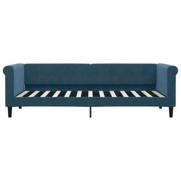 vidaXL Blå vilosäng 80x200 cm sammet 354236