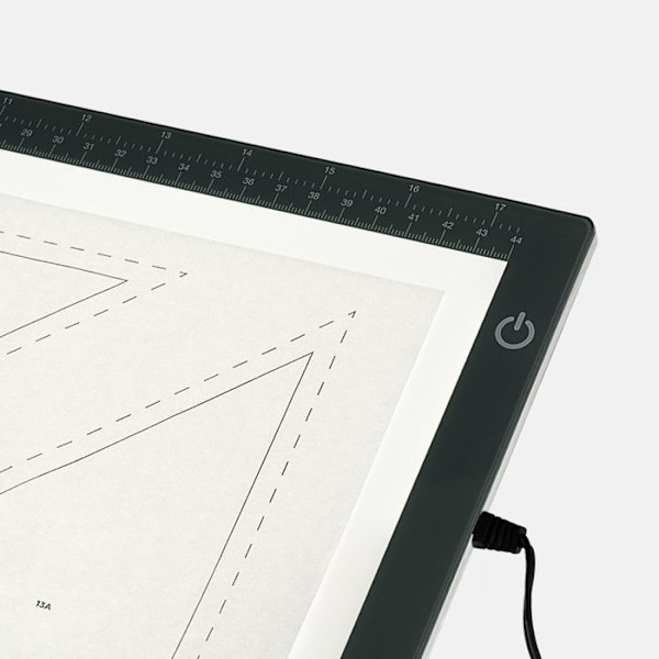 Ljusbord - Dagsljus - A3 Wafer - LED - Grå - Blandad