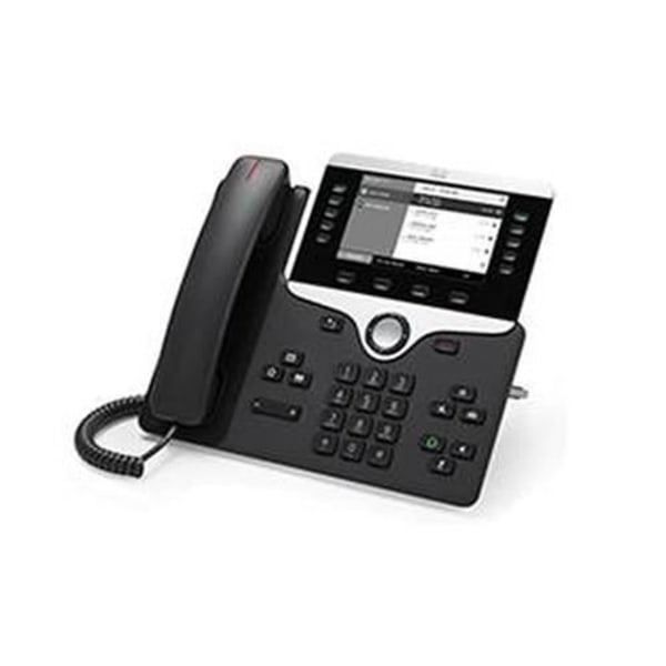 Cisco 8811, LCD, 800 x 480 pixlar, G.711a, G.722,G. Svart
