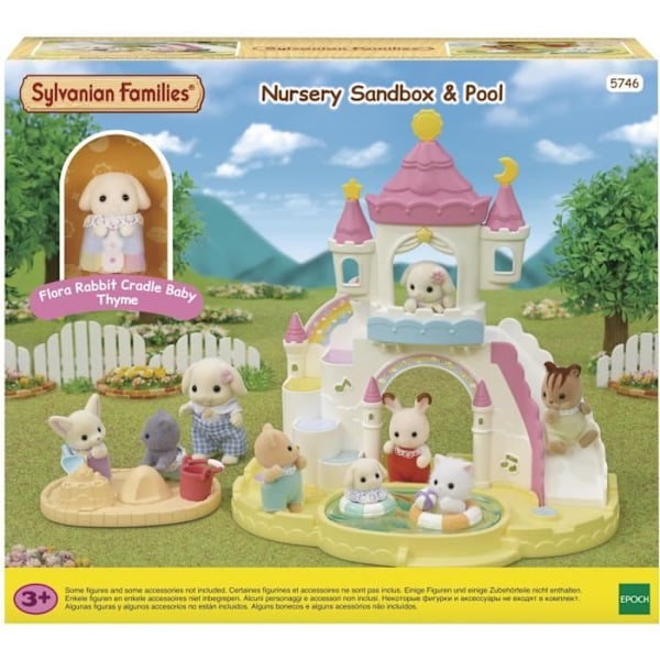 SYLVANIAN FAMILIES 5746 - Babysandlådan och poolen Flerfärgad