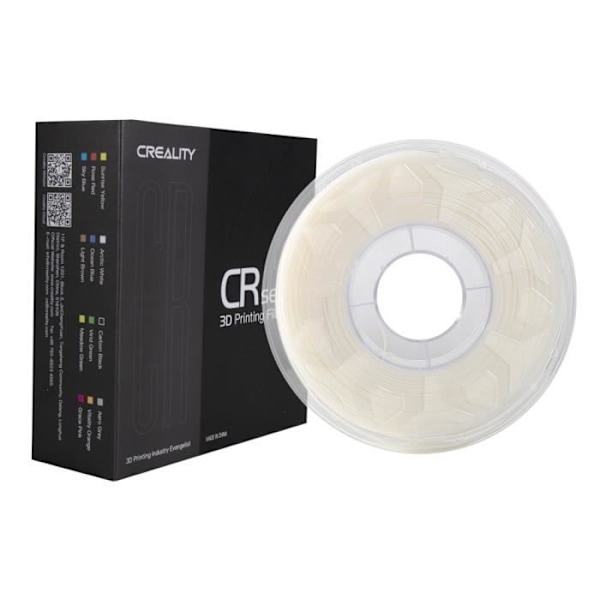 Creality CR-PLA PLA filament - 1,75 mm - 1 kg - Vit