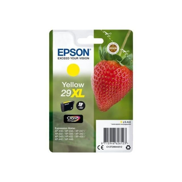 EPSON Bläckpatron T2994 XL Gul - Strawberry (C13T29944012)