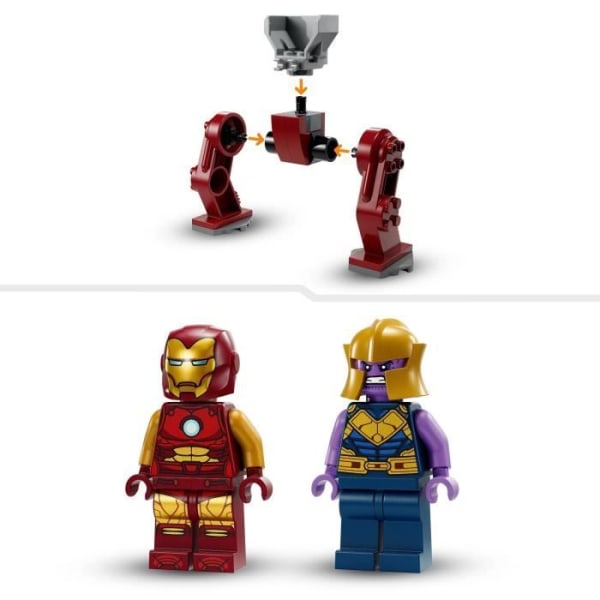 LEGO® Marvel 76263 Iron Man's Hulkbuster vs. Thanos Superhjälteleksak baserad på Avengers: Infinity War Flerfärgad