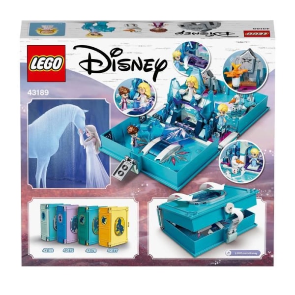 LEGO® Disney Princess™ 43189 Frozen 2 Elsa och Nokks sagobokäventyr, kreativ leksak för barn