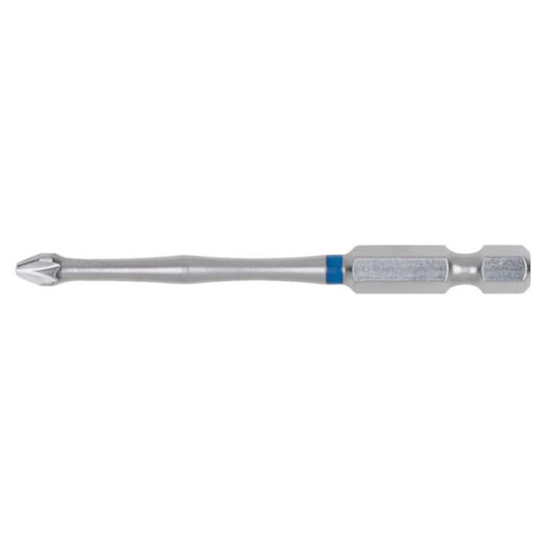 Kartong med 5 färgkodade TORSIONpower® skruvmejselbitar - L. 75 mm - 1/4'' - POZIDRIV® - PZ2