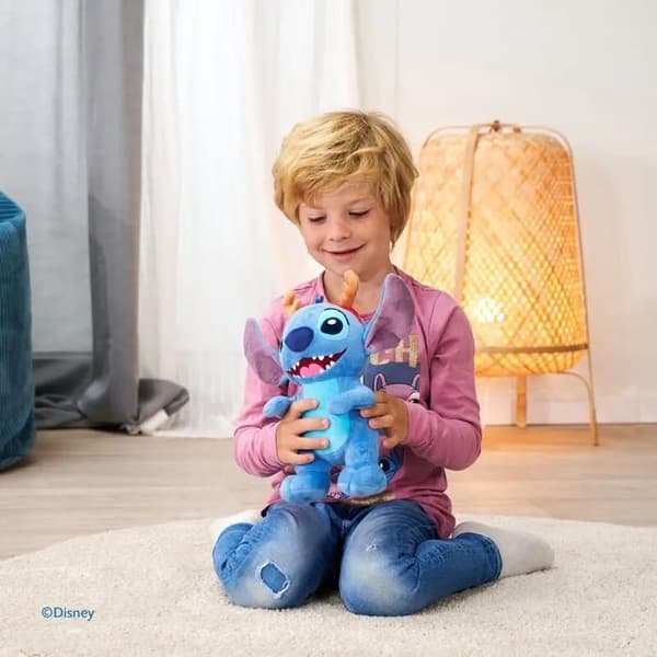 Peluche Simba Disney Stitch Reno blå