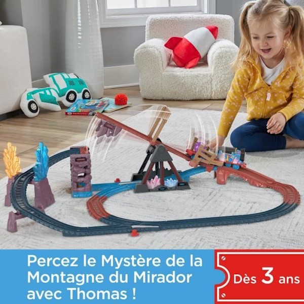 FisherPrice - THOMAS AND FRIENDS TRACKMSTR - CRYSTAL CAVE ADVENTURES - tidig inlärningsleksak - åldrar 3+ Flerfärgad