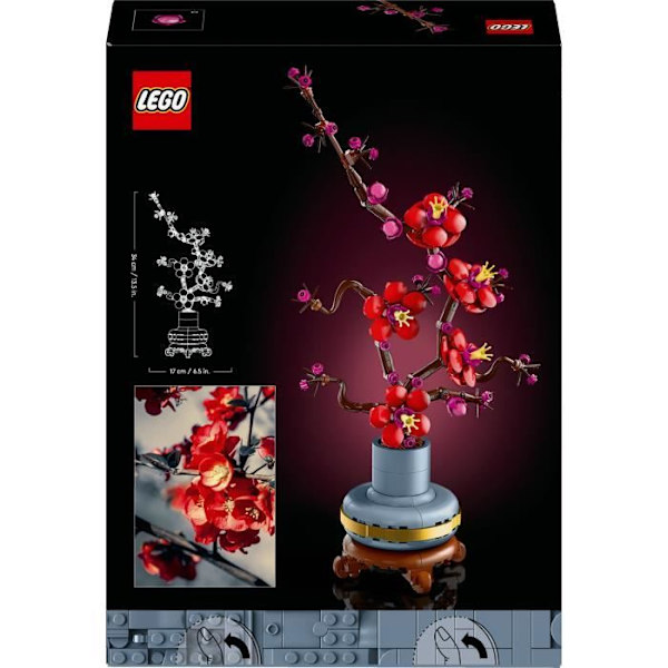 LEGO® Icons 10369 Plommonblommor - Blomsterdekoration inomhus, set för vuxna mångfärgad