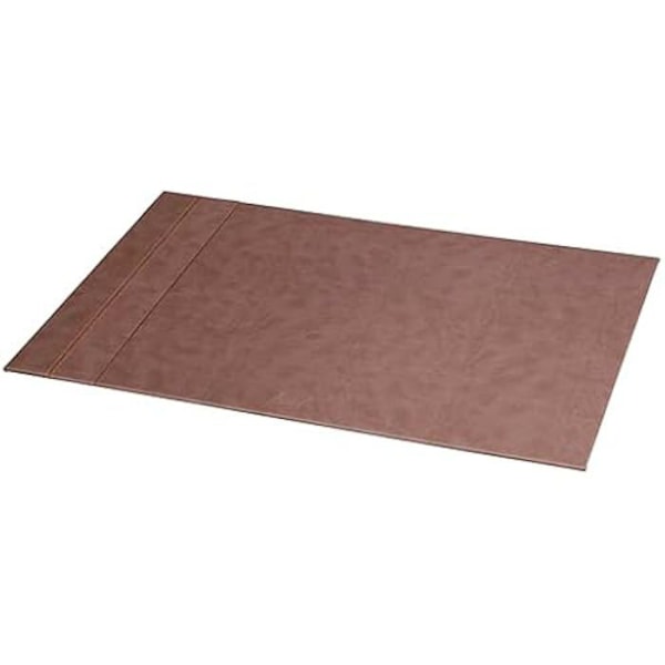 Sous-Main - RHODIA - 318803C - Syntetiskt läder Choklad - 60 x 40 cm - Orange Sadelstygningar Choklad