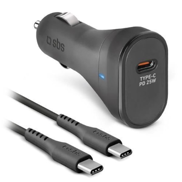 SBS TECRKITTCPD25W AUTO SVART LADDAREN FÖR MOBILENHET