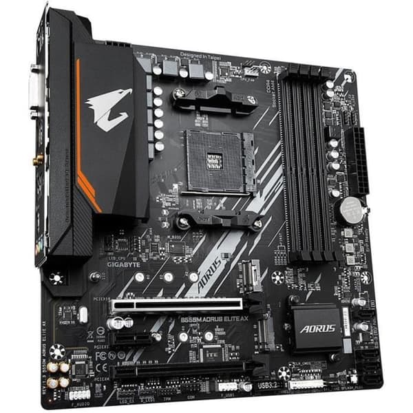 Moderkort - GIGABYTE - B550M AORUS ELITE AX