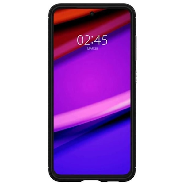 Fodral - SPIGEN - Robust rustning - Svart - Halkfri - Flexibel silikon Svart