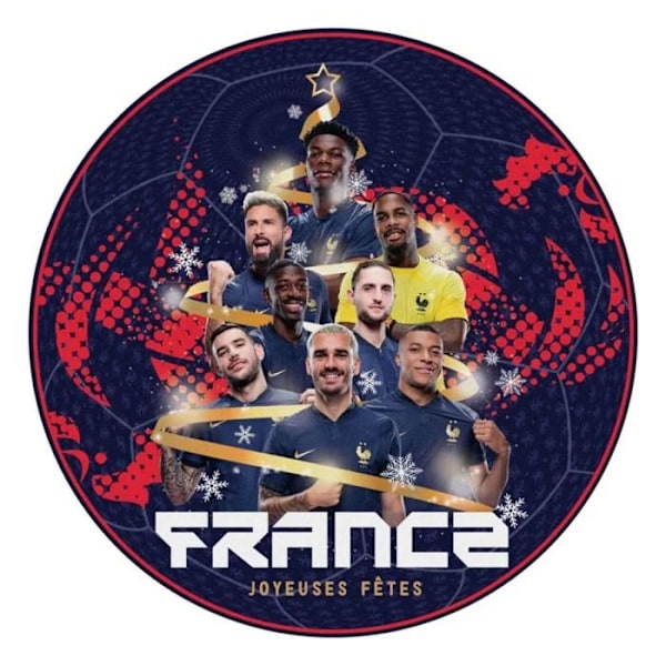 Deluxekalender för Advent Frankrikes Fotbollslandslag 2024 - Officiell licens Cinereplicas Flerfärgad