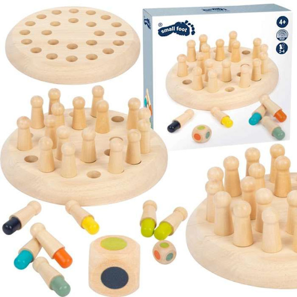 Small Foot Wood Color Memory Game