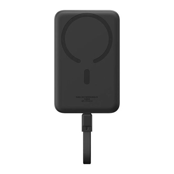 Baseus - Magnetic External Battery Mini (P1002210B113-00) - MagSafe, 2x USB-C, Lightning, 30W, Snabbladdning, 10000mAh - Svart