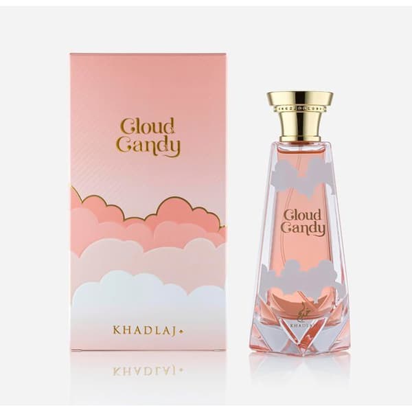 Cloud Candy 100 ml av Khadlaj - Extrait de parfum i spray - Parfym för kvinnor, marshmallow, kokos, socker, vanilj