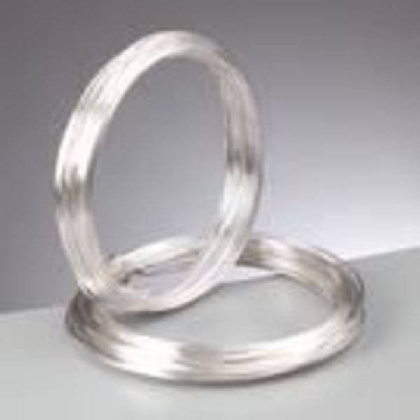 Tråd för smycken - Silverfärgad - 0,4 mm - Längd 20 m - Blandad - Koppartråd i silverfärg Silver