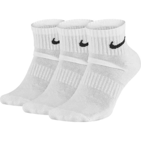 Herrkläder Strumpor Nike Everyday Cushion Quarter 3 Par Vit S