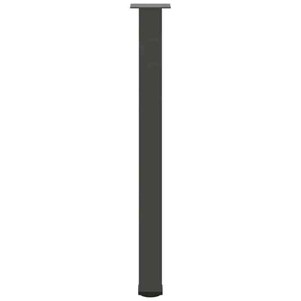vidaXL Barstolben 4 delar Anthracit 90-92 cm Stål 4012474