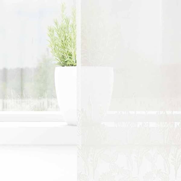 vidaXL Spetsgardin Vit 300 x 245 cm Polyester 4107900