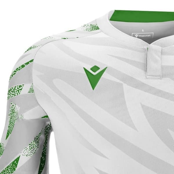 Macron Themis Eco jersey - vit/grön - 2XS Vit/grön XS