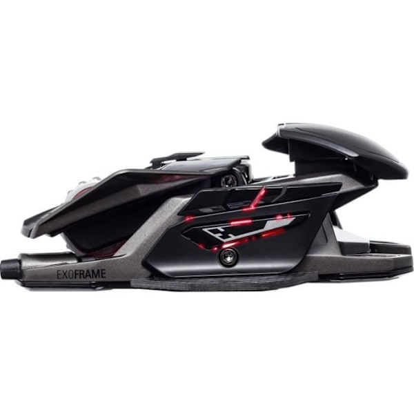Madcatz RAT X3 - Anpassningsbar RGB trådad spelmus - PWM3389 Sensor 16000 DPI & 3000Hz - Omron Switch