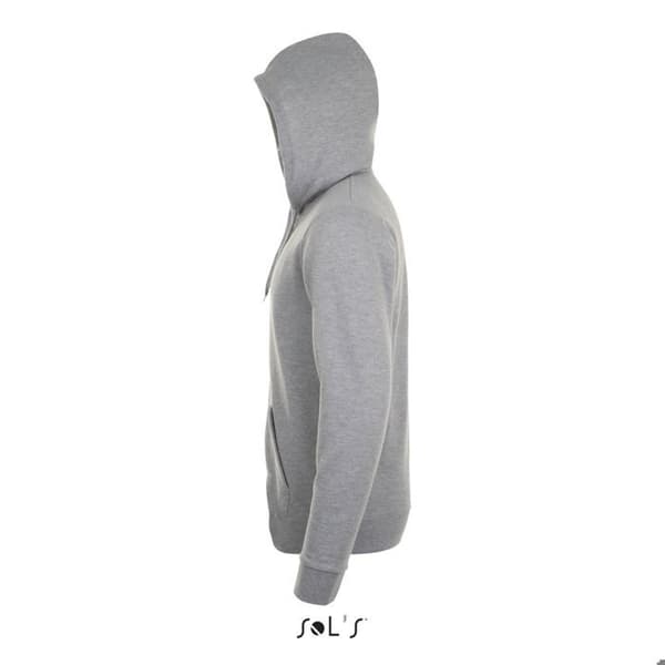 Sol's Stone hoodie - grå melerad Ljunggrå M
