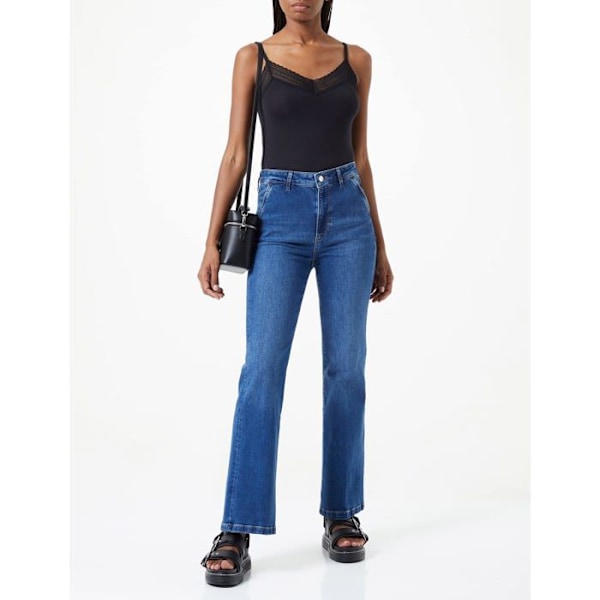 Jeans S.oliver - 2120670 - Jean med utvidgad ben för kvinna denim blå 34