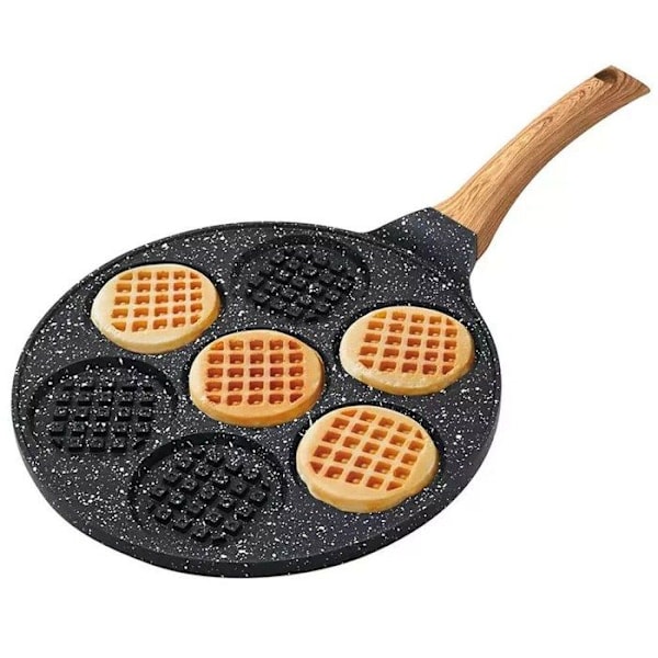 Stekpanna - KINGHOFF - KH-1668 - Marmorbeläggning - Non-stick - 26,5 cm Svart