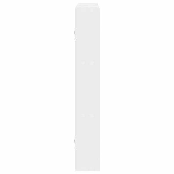 vidaXL Väggregal vit 43x9x60 cm ingenjörsträ 860049