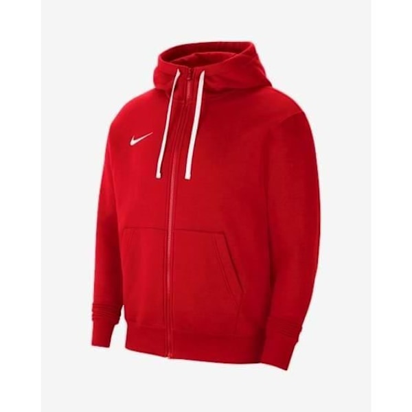 Huvtröja - Nike - Park 20 - University Red - Foder 100% bomull - Zip-up Röd M