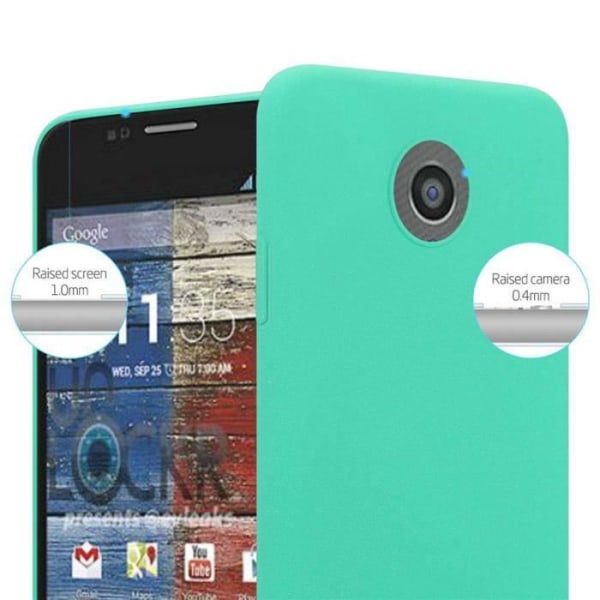 Coque - CADORABO - Motorola MOTO G2 - Stötskydd - Frostad Design - Frostig Grön Frostig grön