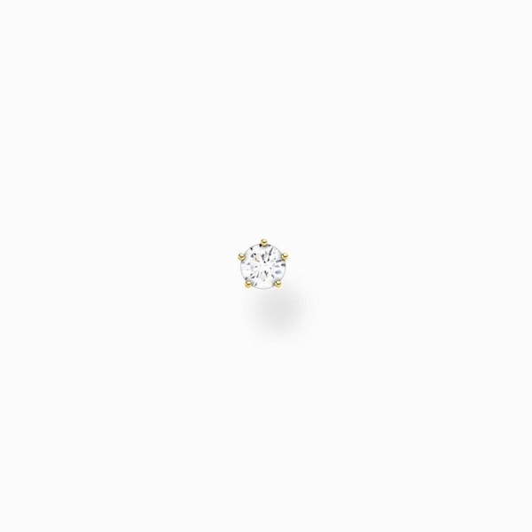 Thomas Sabo - H2147-414-14 - Enkelt örhänge - Kvinnor - 925er Silver förgyllt med guld