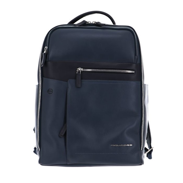 Ryggsäck - Piquadro - CA4118W82 - Färg: Blå - Material: Syntetiskt läder - Stängning: Dragkedja blå