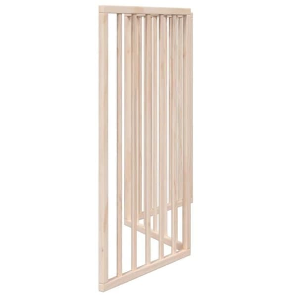 vidaXL Fällbar hundgrind 3 paneler 150 cm poppelträ 352174